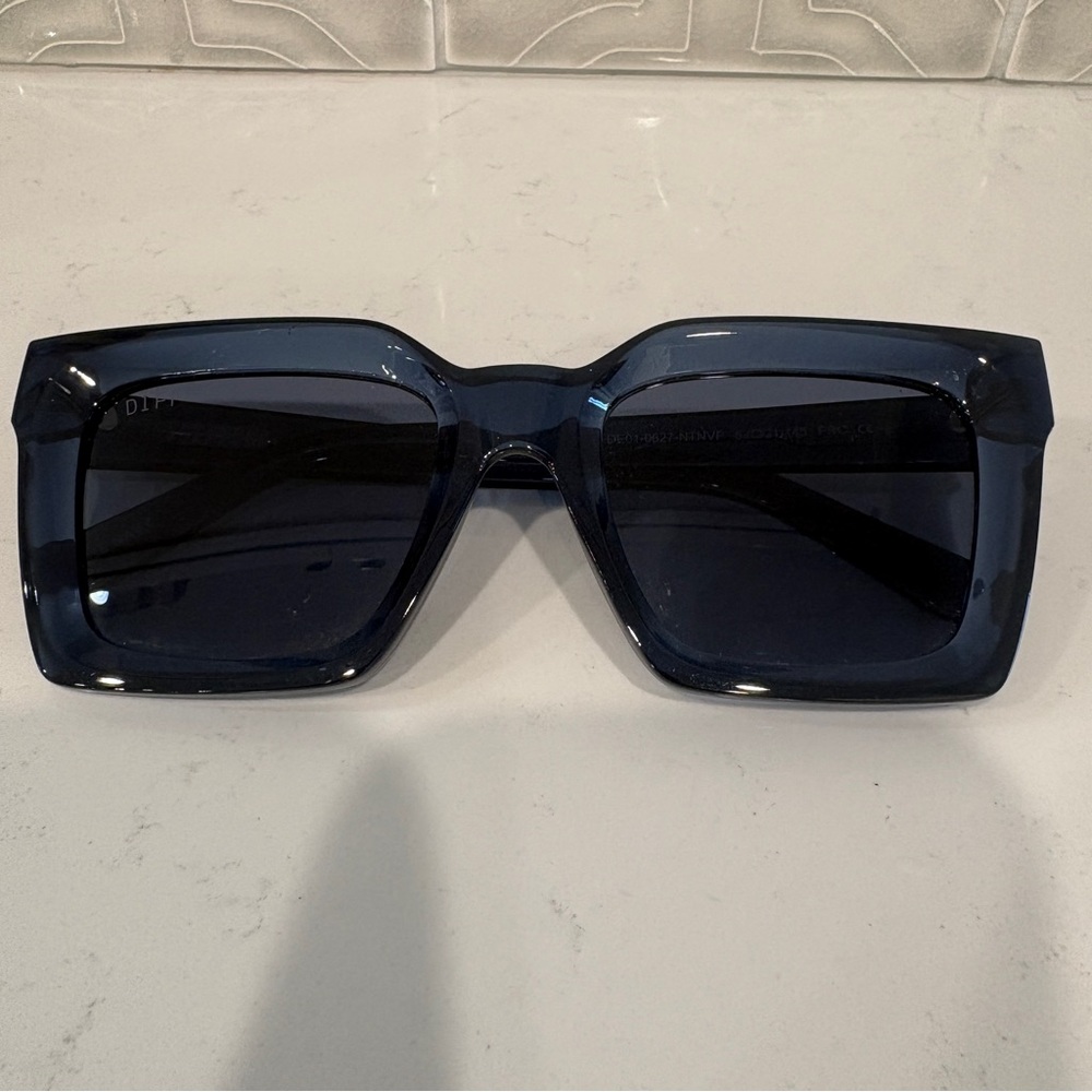 Diff Madi Nelson Blue Sunglasses - image 1